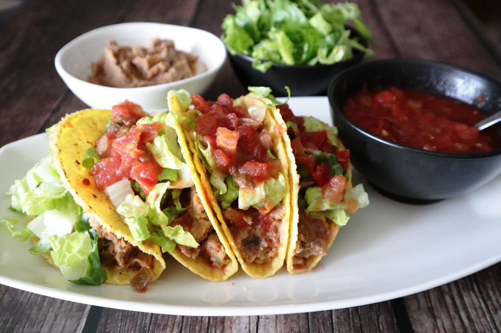 Refried Beans for tacos recipe vegan gluten free