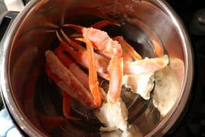 Instant pot snow crab legs from frozen ready in less than 15 minutes