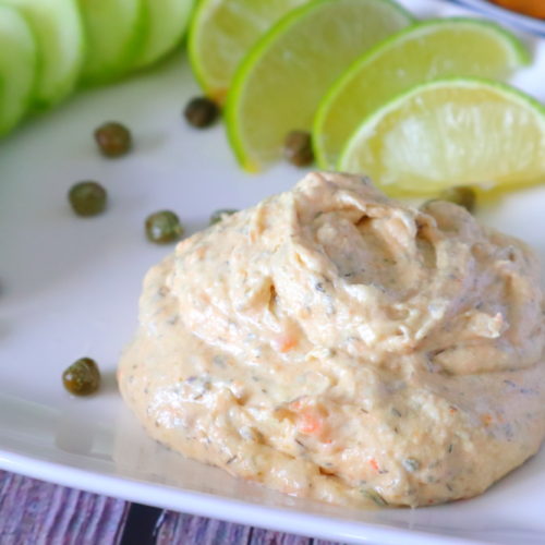 Cream Cheese Salmon Dip Dairy Free