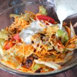 Taco salad vegan recipe