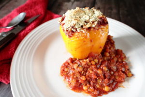 Hearty stuffed Bell Peppers Recipe Vegan Gluten Free