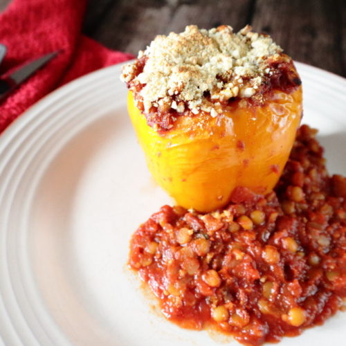 Hearty stuffed Bell Peppers Recipe Vegan Gluten Free