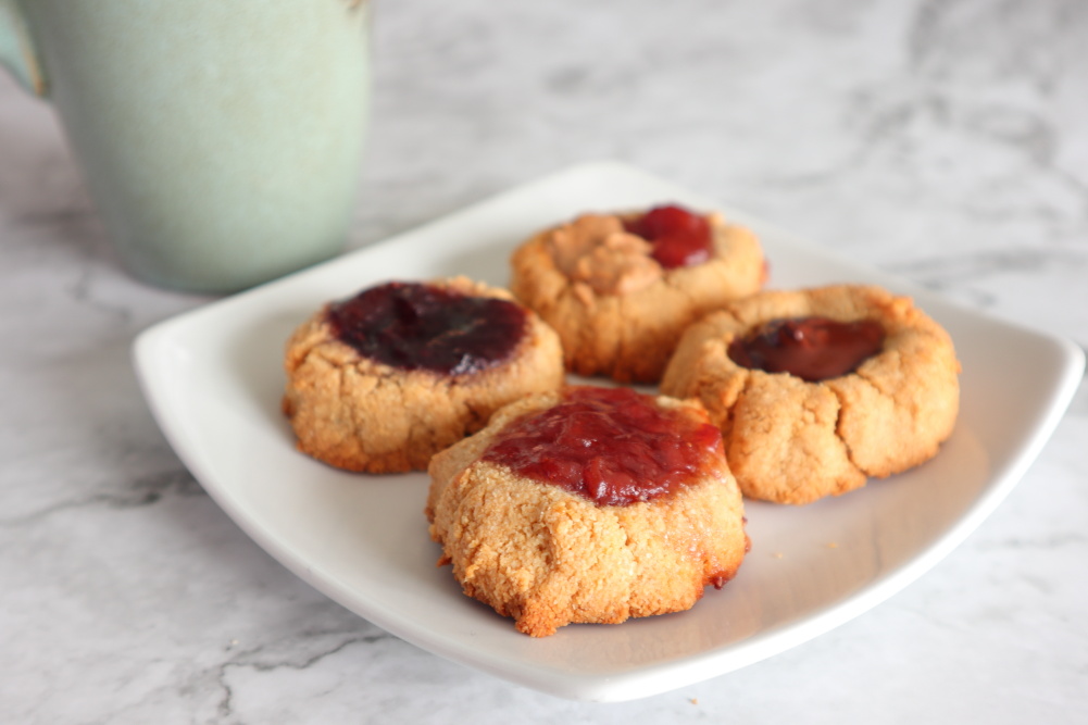 Almond Thumbprint Cookies Vegan Gluten Free
