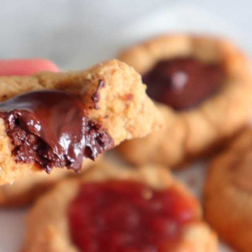 Almond Thumbprint Cookies Vegan Gluten Free