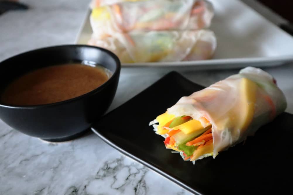 Fresh spring rolls with sweet and sour sauce recipe vegan gluten free