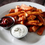 Maple Sweet Potato Fries with Garlic Allioli Recipe