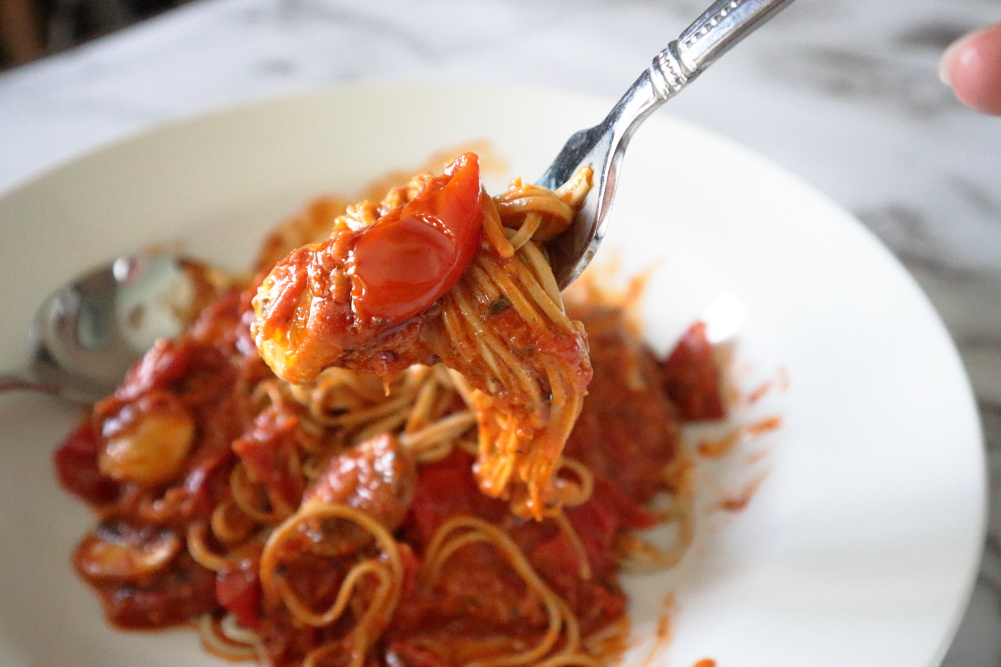 Roasted Cherry Tomato's and Protein Edamame Pasta Recipe Vegan Gluten Free