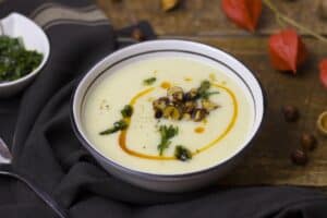 creamy white bean soup diary-free gluten-free healthy recipe